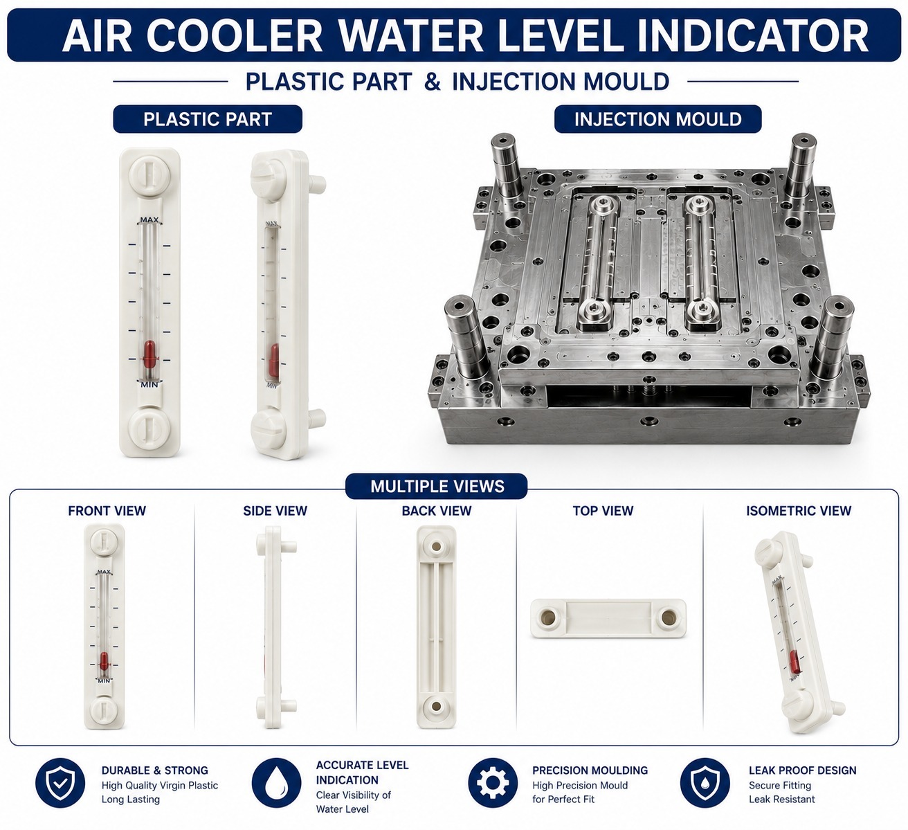 Air Cooler Plastic Water Level Indicator